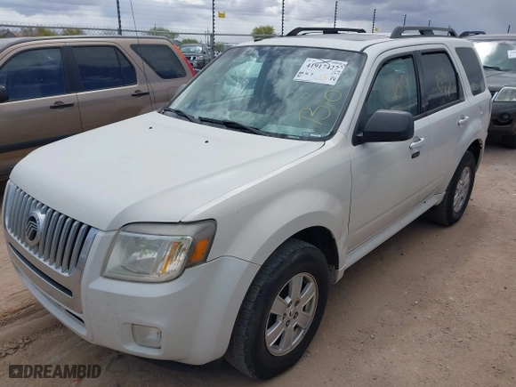 2010 Mercury Mariner with VIN 4M2CN8BG5AKJ21212, listed as a IAAI auction lot 41917427 with 385,476 mi miles. Bid and sale history available at carsss.com. Image 2.