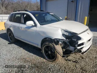 2005 Porsche Cayenne with VIN WP1AA29P45LA21418, listed as a Copart auction lot 80732313 with 97,518 mi miles and Salvage Title. Bid and sale history available at carsss.com. Image 4.