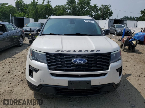 2018 Ford Explorer Sport z VIN 1FM5K8GTXJGA40833, wystawiony jako Copart lot #60527975 z przebiegiem 123 544 mil mil oraz Szkoda całkowita • Salvage title. Historia ofert i sprzedaży dostępna na DreamBid. Obrazek 5.