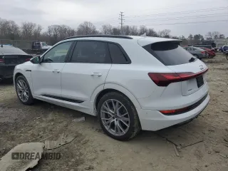 2021 Audi e-tron Prestige with VIN WA1VABGE9MB017772, listed as a Copart auction lot 44373113 with 18,847 mi miles. Bid and sale history available at carsss.com. Image 2.