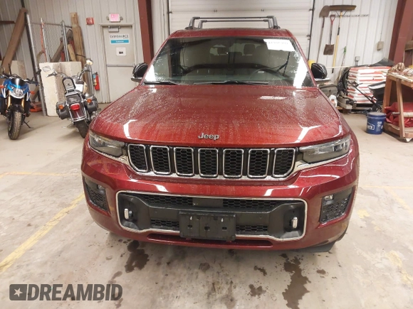 2021 Jeep Grand Cherokee Overland with VIN 1C4RJKDGXM8149126, listed as a IAAI auction lot 41946409 with 41,698 mi miles and . Bid and sale history available at DreamBid. Image 12.