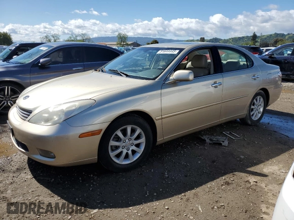 2002 Lexus ES 300 with VIN JTHBF30G020083372, listed as a Copart auction lot 51644445 with 134,444 mi miles and Clean Title. Bid and sale history available at DreamBid. Image 1.