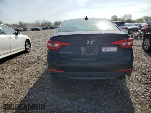 2017 Hyundai Sonata 2.4L with VIN 5NPE24AF1HH552339, listed as a Copart auction lot 53890315 with 139,850 mi miles and Salvage Title. Bid and sale history available at DreamBid. Image 6.