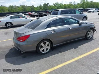 2015 Mercedes-Benz CLA-Class CLA 250 with VIN WDDSJ4EB2FN184172, listed as a IAAI auction lot 42090953 with 129,617 mi miles. Bid and sale history available at carsss.com. Image 4.