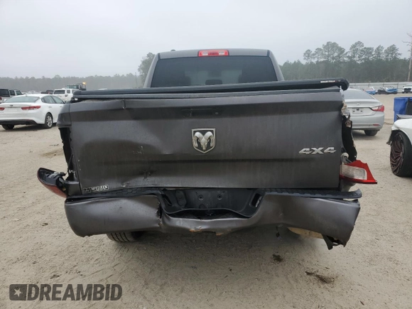 2018 Ram 1500 Express with VIN 1C6RR7FG6JS332001, listed as a Copart auction lot 44310045 with 205,125 mi miles and Salvage Title. Bid and sale history available at carsss.com. Image 6.