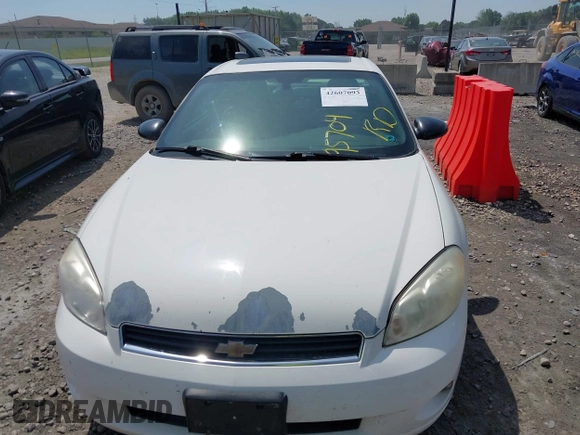 2006 Chevrolet Monte Carlo with VIN 2G1WN151069360217, listed as a IAAI auction lot 42607093 with 219,645 mi miles and . Bid and sale history available at DreamBid. Image 6.