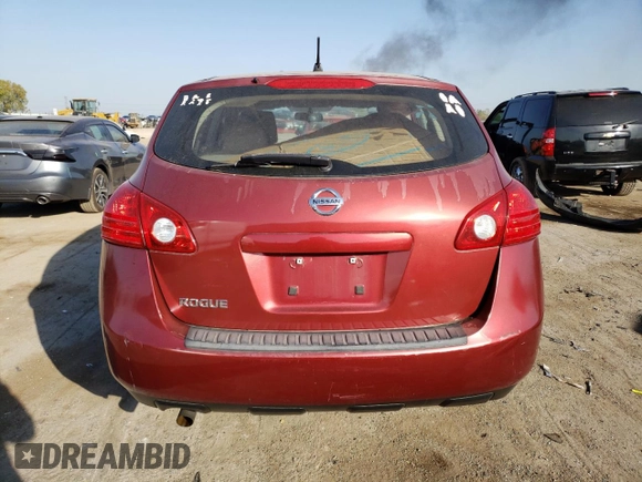2010 Nissan Rogue S with VIN JN8AS5MT4AW008685, listed as a Copart auction lot 74974874 with 132,598 mi miles and Salvage Title. Bid and sale history available at DreamBid. Image 6.