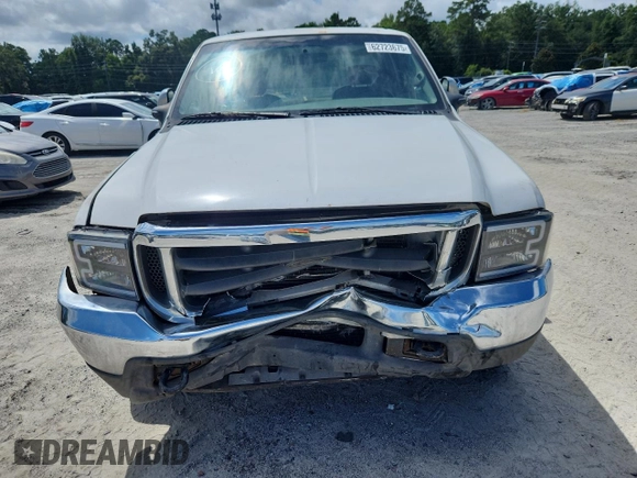 2004 Ford F-250 XL with VIN 1FTNX20P94EB23573, listed as a Copart auction lot 62723675 with Not provided miles and Salvage title. Bid and sale history available at DreamBid. Image 5.