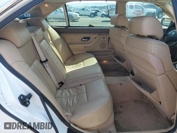 2001 BMW 7 Series 740iL with VIN WBAGH83451DP31373, listed as a Copart auction lot 49294285 with 147,483 mi miles and Salvage Title. Bid and sale history available at carsss.com. Image 10.
