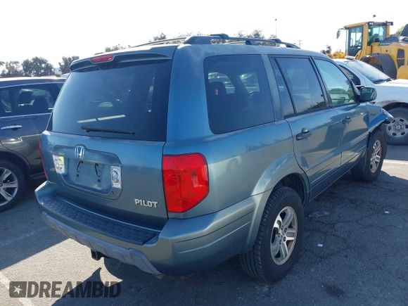 2005 Honda Pilot EX-L with VIN 2HKYF18565H534394, listed as a IAAI auction lot 41539630 with 168,384 mi miles. Bid and sale history available at carsss.com. Image 4.