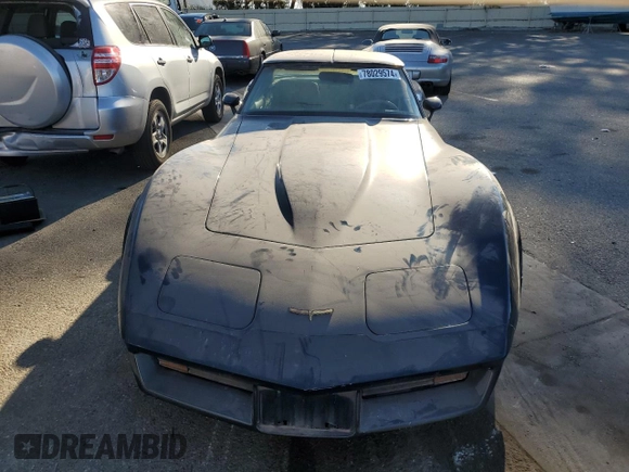 1981 Chevrolet Corvette with VIN 1G1AY8769BS420782, listed as a Copart auction lot 78029574 with 20,912 mi miles and Clean Title. Bid and sale history available at carsss.com. Image 5.