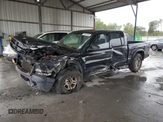 2003 Dodge Dakota Sport with VIN 1D7HL38X93S348438, listed as a Copart auction lot 73287444 with 297,185 mi miles and Salvage Title. Bid and sale history available at carsss.com. Image 1.