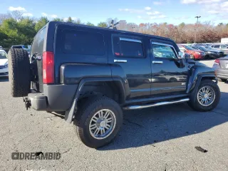 2007 Hummer H3 SUV with VIN 5GTDN13E678190035, listed as a Copart auction lot 80236004 with 229,860 mi miles and Salvage Title. Bid and sale history available at DreamBid. Image 3.