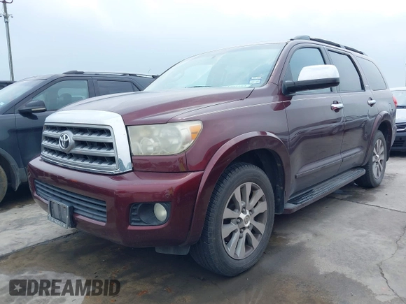 2008 Toyota Sequoia Limited with VIN 5TDZY68A38S012507, listed as a IAAI auction lot 42205161 with 199,709 mi miles and . Bid and sale history available at DreamBid. Image 17.