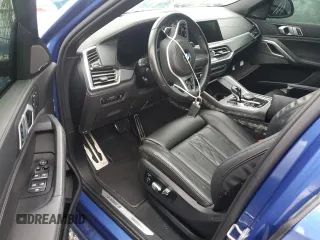 2020 BMW X6 M50i with VIN 5UXCY8C02L9B20285, listed as a Copart auction lot 74127524 with 0 mi miles and Non Repairable. Bid and sale history available at carsss.com. Image 8.