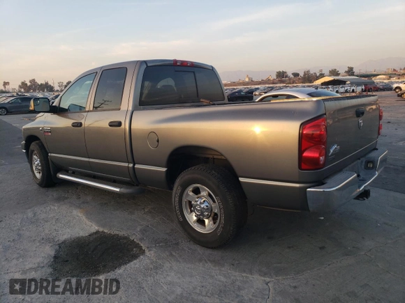 2008 Dodge Ram 2500 SLT with VIN 3D7KR28AX8G105617, listed as a Copart auction lot 82131614 with 160,487 mi miles and Salvage Title. Bid and sale history available at carsss.com. Image 2.