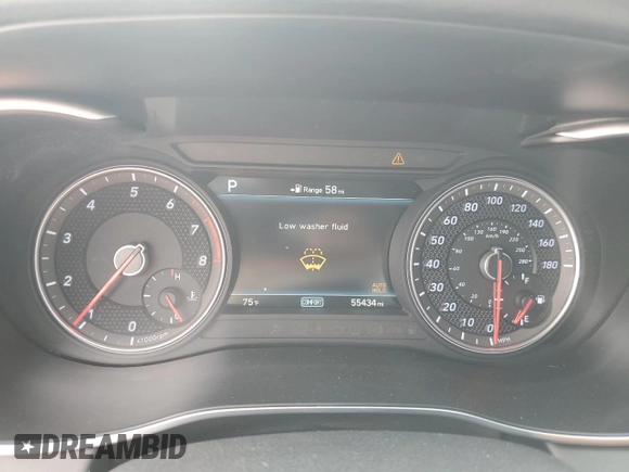 2019 Genesis G70 Advanced with VIN KMTG44LA0KU037450, listed as a Copart auction lot 56333775 with 55,434 mi miles and Clean title. Bid and sale history available at DreamBid. Image 9.