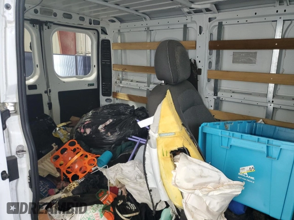 2023 Ram ProMaster Cargo with VIN 3C6LRVVG6PE579753, listed as a Copart auction lot 78207474 with Not Provided miles and Salvage Title. Bid and sale history available at DreamBid. Image 11.