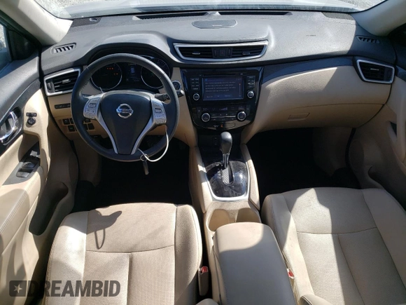 2016 Nissan Rogue SL with VIN 5N1AT2MT2GC764741, listed as a Copart auction lot 45646015 with 104,770 mi miles and Salvage Title. Bid and sale history available at carsss.com. Image 8.
