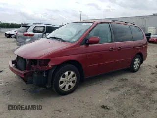 2003 Honda Odyssey EX z VIN 5FNRL18643B124601, wystawiony jako Copart lot #58769005 z przebiegiem 177 710 mil mil oraz Szkoda całkowita • Salvage title. Historia ofert i sprzedaży dostępna na DreamBid. Obrazek 1.