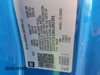 2022 Chevrolet Colorado 4WD LT z VIN 1GCHTCEA9N1292391, wystawiony jako Copart lot #58811905 z przebiegiem 20 655 mil mil oraz Szkoda całkowita • Salvage title. Historia ofert i sprzedaży dostępna na DreamBid. Obrazek 12.
