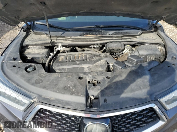 2017 Acura MDX w/Technology Pkg with VIN 5J8YD4H52HL002603, listed as a Copart auction lot 50289445 with 111,319 mi miles and Salvage Title. Bid and sale history available at carsss.com. Image 12.