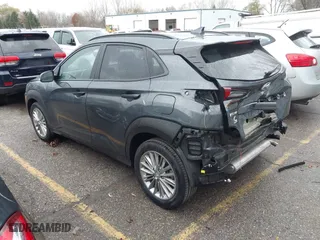 2021 Hyundai Kona SEL Plus with VIN KM8K6CAAXMU686185, listed as a IAAI auction lot 40894040 with 14,071 mi miles. Bid and sale history available at carsss.com. Image 3.