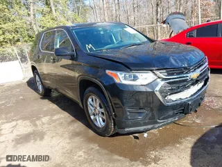 2020 Chevrolet Traverse LS with VIN 1GNERFKWXLJ100712, listed as a IAAI auction lot 41419480 with 59,815 mi miles. Bid and sale history available at carsss.com. Image 1.