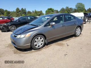 2006 Honda Civic LX z VIN 1HGFA16506L039485, wystawiony jako Copart lot #56109925 z przebiegiem 241 051 mil mil oraz Szkoda całkowita • Salvage title. Historia ofert i sprzedaży dostępna na DreamBid. Obrazek 1.