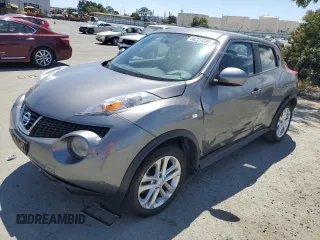 2014 Nissan Juke Nismo with VIN JN8AF5MR5ET355796, listed as a Copart auction lot 66227235 with 85,152 mi miles and Salvage title. Bid and sale history available at DreamBid. Image 1.