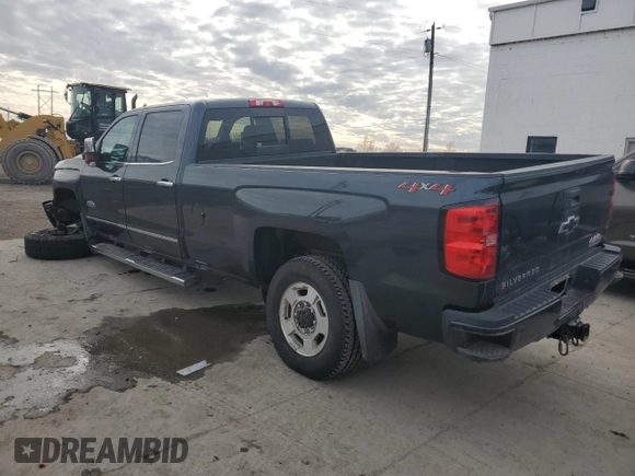 2018 Chevrolet Silverado 3500HD High Country with VIN 1GC4K1EY7JF108484, listed as a Copart auction lot 87854835 with 88,518 mi miles and Salvage title. Bid and sale history available at DreamBid. Image 2.