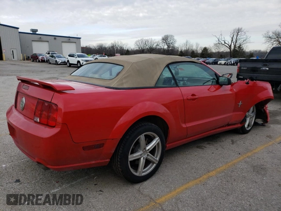 2007 Ford Mustang GT Deluxe with VIN 1ZVHT85H375202073, listed as a Copart auction lot 48035584 with 152,873 mi miles and Salvage Title. Bid and sale history available at DreamBid. Image 3.