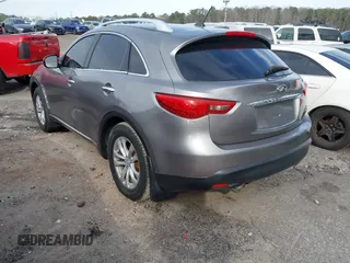 2010 Infiniti FX35 with VIN JN8AS1MW6AM850569, listed as a IAAI auction lot 41595154 with 131,712 mi miles. Bid and sale history available at carsss.com. Image 3.