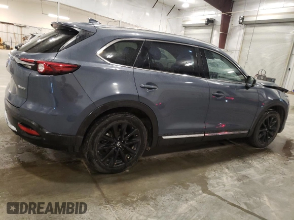 2022 Mazda CX-9 Carbon Edition with VIN JM3TCBDY9N0627407, listed as a Copart auction lot 72373964 with Not provided miles and Salvage title. Bid and sale history available at DreamBid. Image 3.