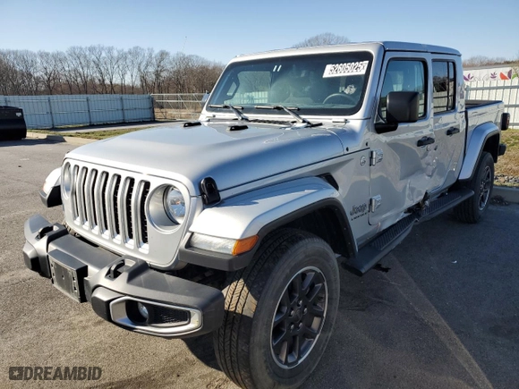 2023 Jeep Gladiator Overland with VIN 1C6HJTFG7PL531752, listed as a Copart auction lot 52605025 with 55,483 mi miles and Clean Title. Bid and sale history available at carsss.com. Image 1.
