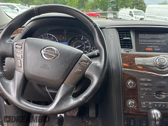 2018 Nissan Armada Platinum with VIN JN8AY2ND0J9050970, listed as a Copart auction lot 55463015 with 241,642 mi miles and Clean Title. Bid and sale history available at carsss.com. Image 9.