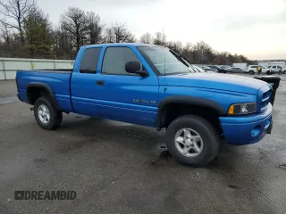 2001 Dodge 1500 with VIN 3B7HF13Y31G731107, listed as a Copart auction lot 43617755 with 143,333 mi miles and Salvage title. Bid and sale history available at DreamBid. Image 4.