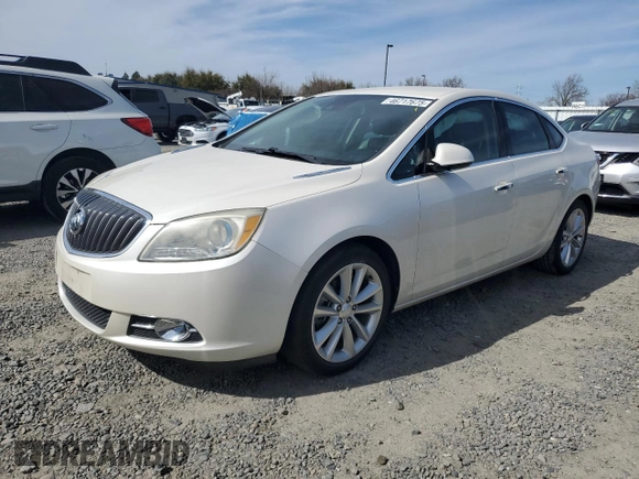 2014 Buick Verano Convenience Group with VIN 1G4PR5SK2E4228500, listed as a Copart auction lot 46717675 with 57,034 mi miles and Salvage Title. Bid and sale history available at DreamBid. Image 1.