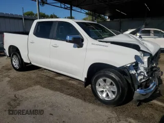 2025 Chevrolet Silverado 1500 LT with VIN 2GCPACED1S1120406, listed as a Copart auction lot 53450275 with 9,595 mi miles and Clean Title. Bid and sale history available at DreamBid. Image 4.