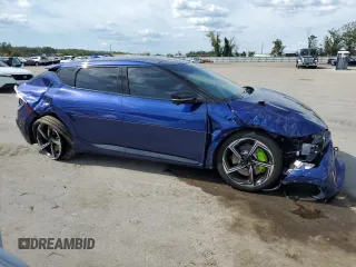 2023 Kia EV6 GT with VIN KNDC5DLE0P5124151, listed as a Copart auction lot 66882303 with 564 mi miles and Salvage Title. Bid and sale history available at carsss.com. Image 4.
