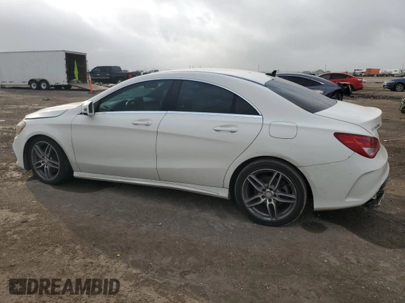 2017 Mercedes-Benz CLA 250 with VIN WDDSJ4EB6HN410300, listed as a Copart auction lot 48734415 with 99,255 mi miles and Salvage Title. Bid and sale history available at DreamBid. Image 2.