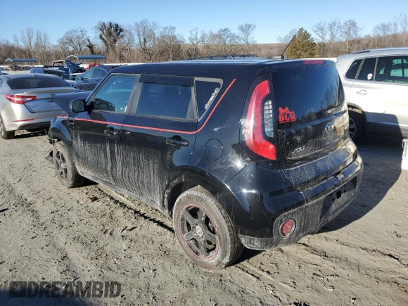 2017 Kia Soul with VIN KNDJN2A29H7420652, listed as a Copart auction lot 46236585 with 97,079 mi miles and Salvage Title. Bid and sale history available at carsss.com. Image 2.