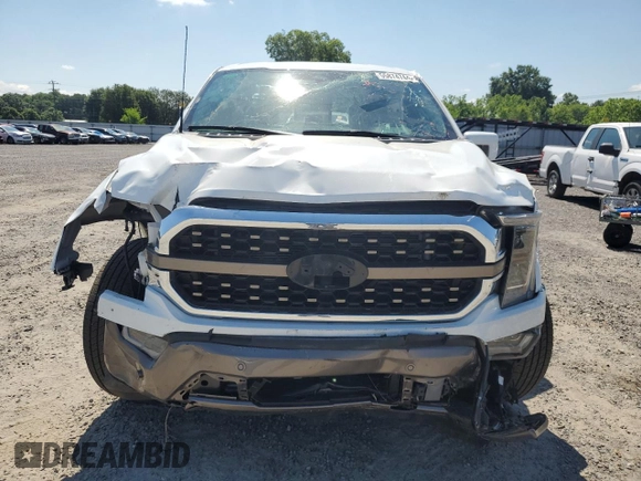 2023 Ford F-150 XL with VIN 1FTEW1C82PFB13340, listed as a Copart auction lot 55874744 with Not Provided miles and Salvage Title. Bid and sale history available at carsss.com. Image 5.
