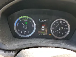 2018 Hyundai Sonata Hybrid SE with VIN KMHE24L3XJA078631, listed as a Copart auction lot 43017925 with 90,103 mi miles and Salvage Title. Bid and sale history available at carsss.com. Image 9.