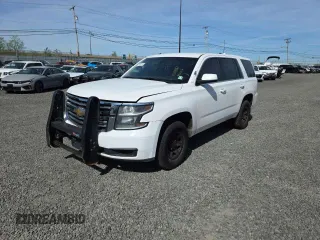 2020 Chevrolet Tahoe Commercial z VIN 1GNSKDEC1LR229808, wystawiony jako Copart lot #55092645 z przebiegiem 108 887 mil mil oraz Czysty tytuł • Clean title. Historia ofert i sprzedaży dostępna na DreamBid. Obrazek 1.