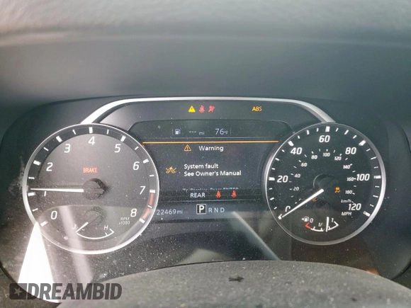 2024 Nissan Frontier S with VIN 1N6ED1CL4RN634494, listed as a Copart auction lot 56923345 with 22,469 mi miles and Salvage title. Bid and sale history available at DreamBid. Image 9.