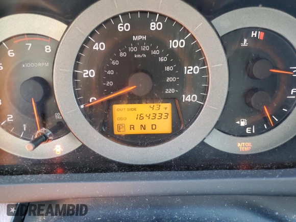 2007 Toyota RAV4 Sport with VIN JTMBD32V576028990, listed as a Copart auction lot 50059005 with 164,333 mi miles and Salvage Title. Bid and sale history available at carsss.com. Image 9.