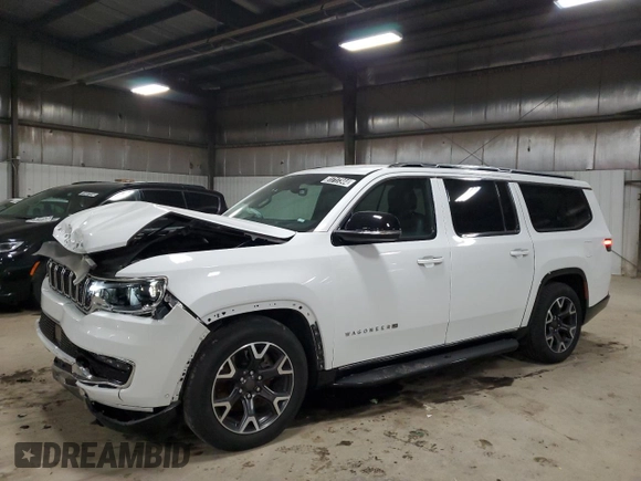 2024 Jeep Wagoneer Series III with VIN 1C4SJSDP4RS109538, listed as a Copart auction lot 81717344 with 21,069 mi miles and Clean title. Bid and sale history available at DreamBid. Image 1.