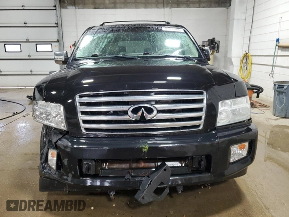 2007 Infiniti QX56 with VIN 5N3AA08C97N800618, listed as a Copart auction lot 89098995 with 170,047 mi miles and Salvage Title. Bid and sale history available at carsss.com. Image 5.