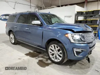 2019 Ford Expedition Max Platinum with VIN 1FMJK1LT6KEA89777, listed as a Copart auction lot 84071914 with 84,130 mi miles and Clean title. Bid and sale history available at DreamBid. Image 4.